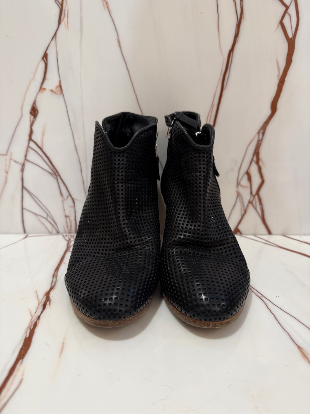 Rag & Bone Black Perforated Women’s Ankle Booties